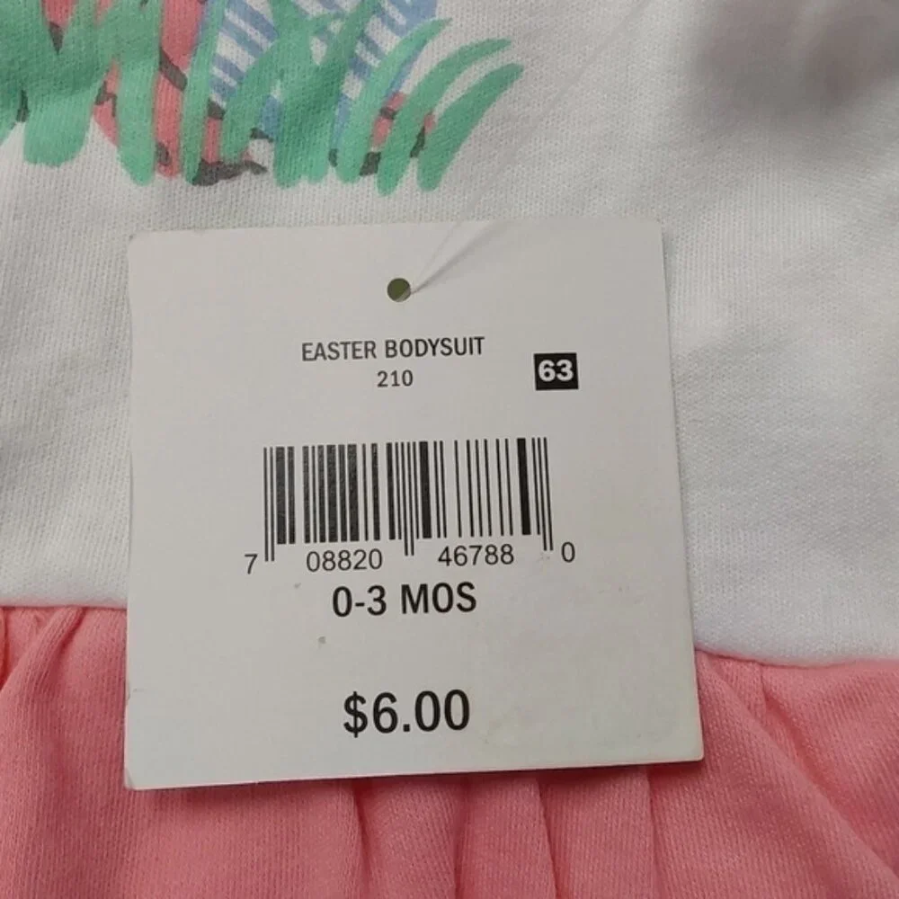 Pink and White Easter Bunny Dress